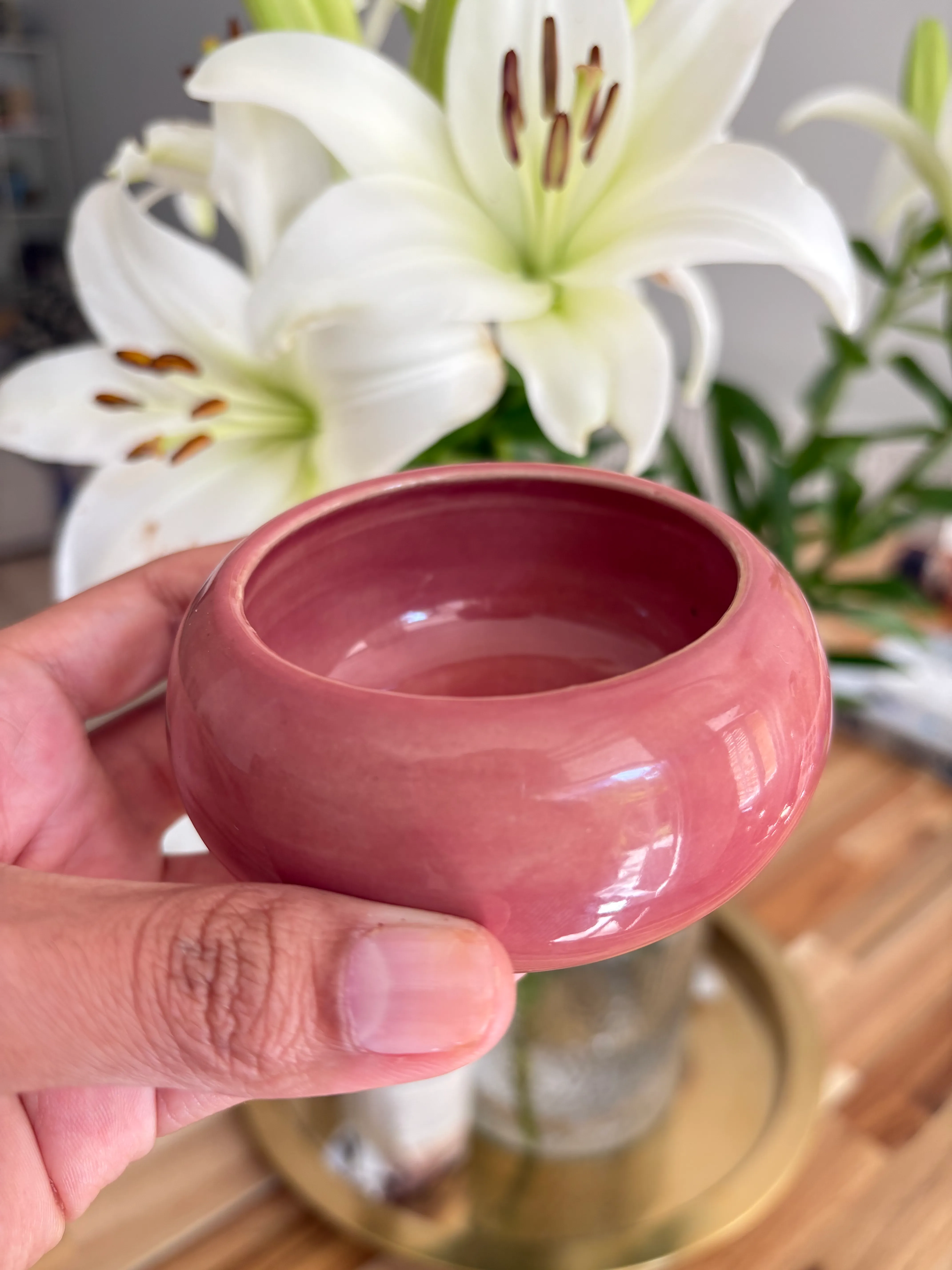 Rose candle holder